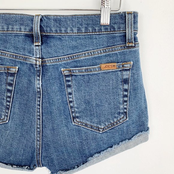❌SOLD-Joe's Tory Wash Rolled Hem Jean Shorts 27 - Picture 4 of 7